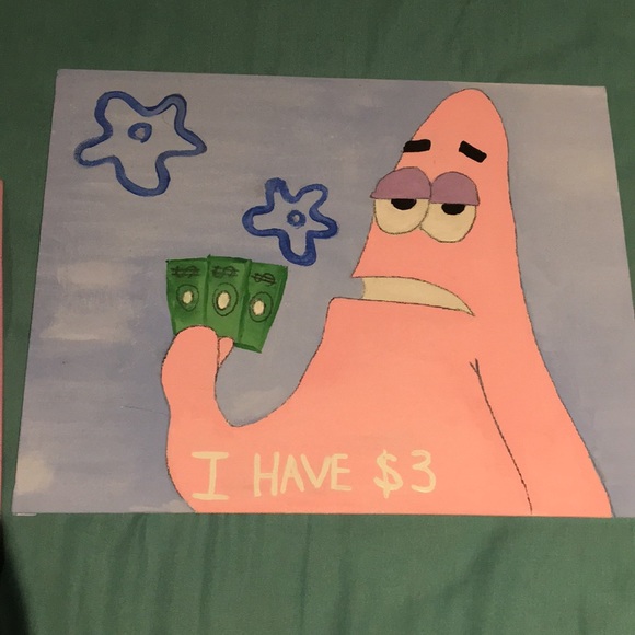 Patrick meme painting - Picture 1 of 1